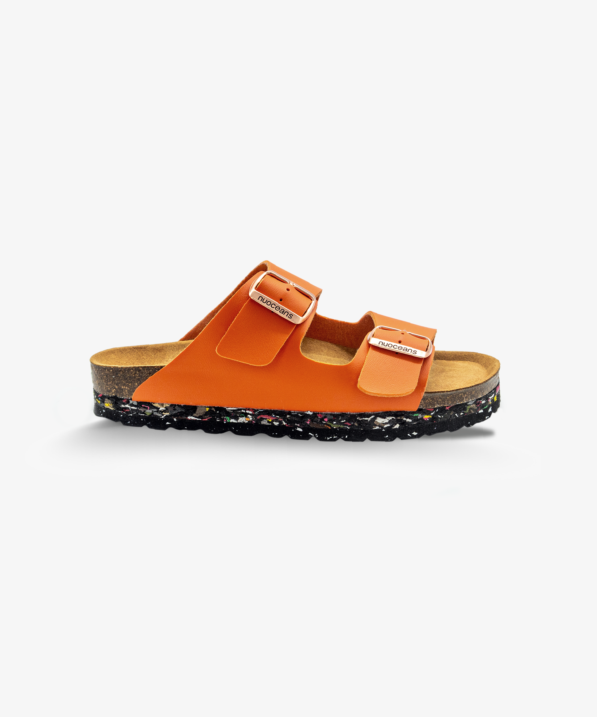 Tropic – Orange Sustainable Vegan Sandals | Nuoceans display picture 1