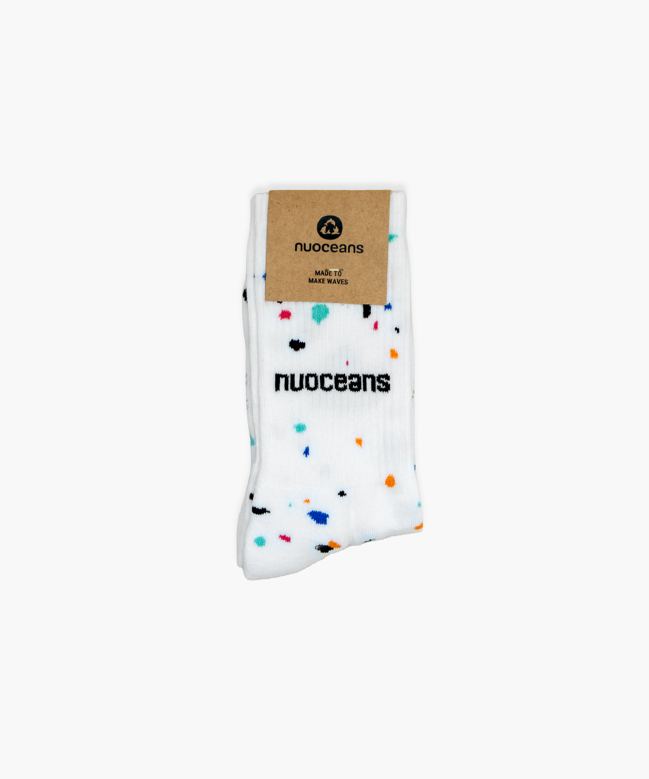SPECKLED SOCKS | White
