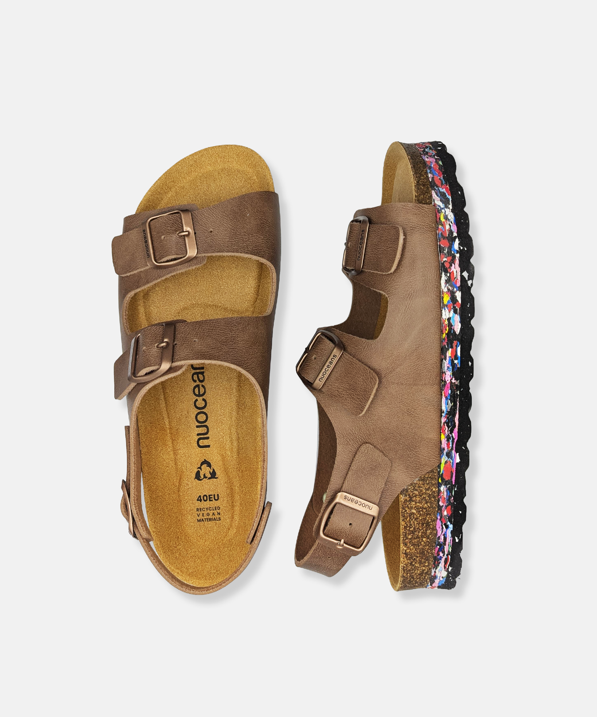 HAZEL | Backstrap Sandal Brown