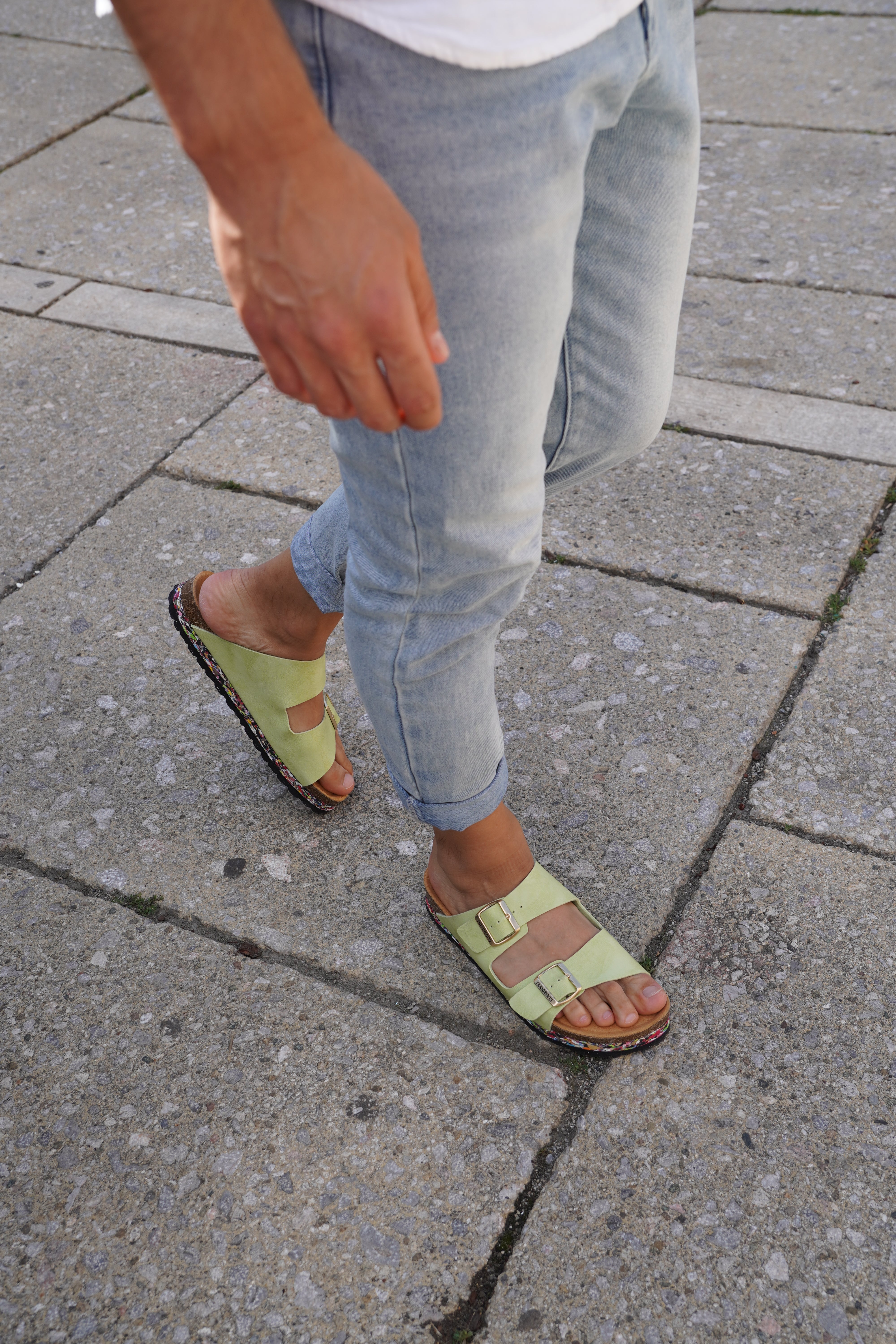 MATCHA | Sandal Green